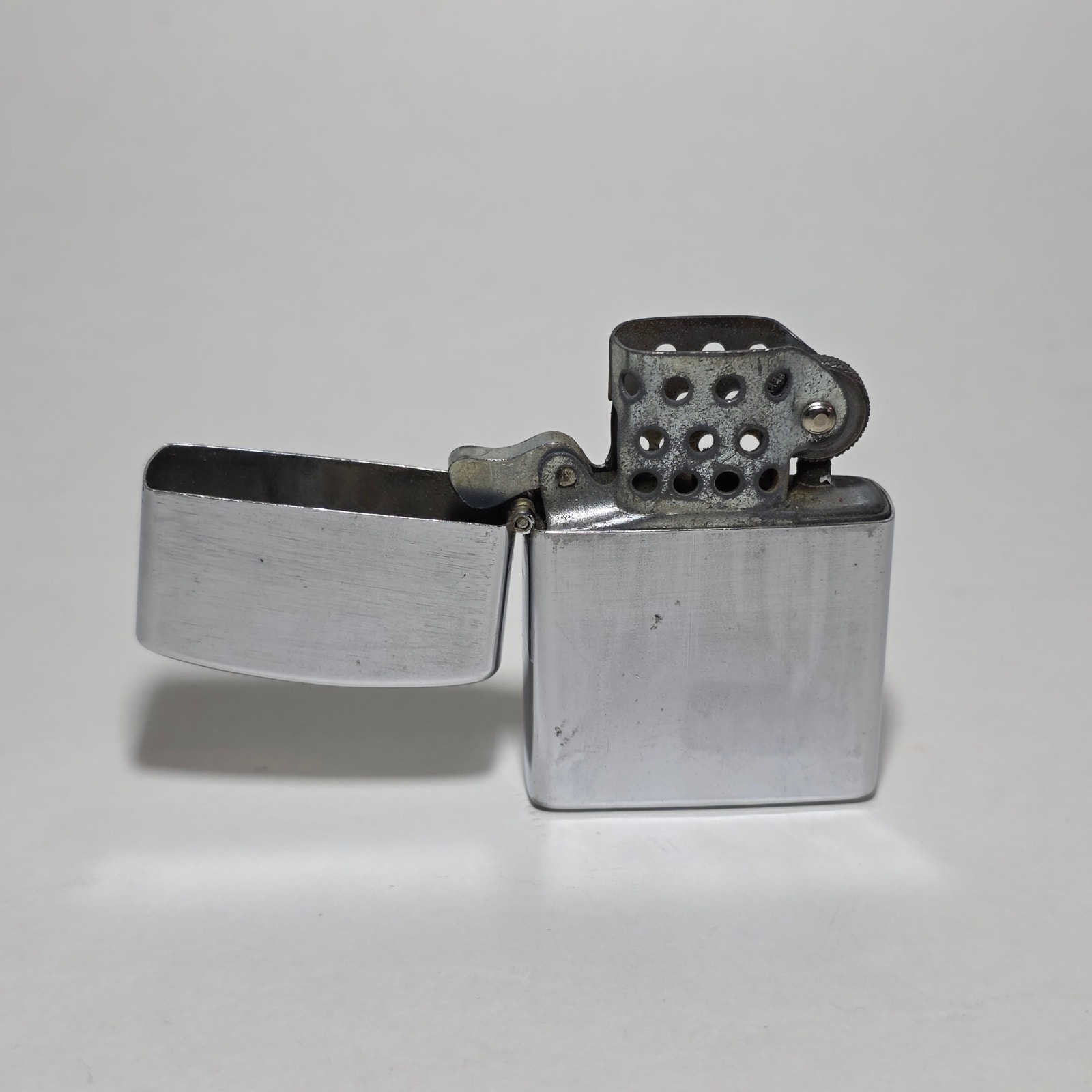 Vintage Slim Lighter Silver Tone Japan
